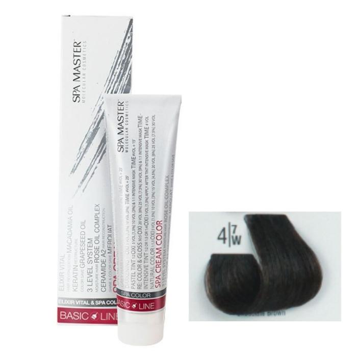 Βαφή Μαλλιών Σωληνάριο Spa Master Cream Color 100ml No4.7 Chocolate Brown