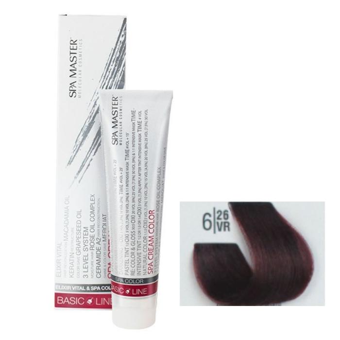 Βαφή Μαλλιών Σωληνάριο Spa Master Cream Color 100ml No6.26 Dark Mahogany Blond