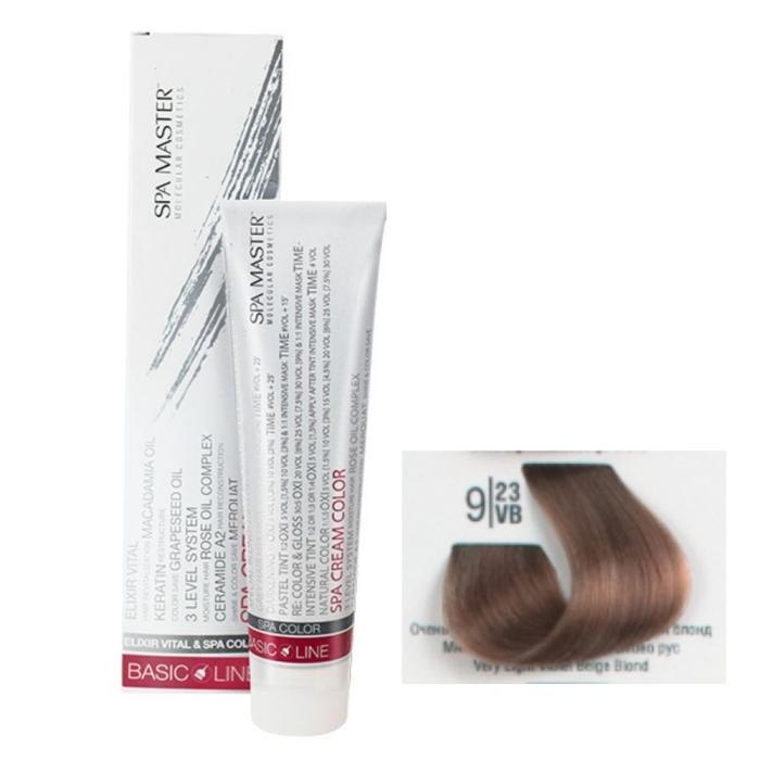 Βαφή Μαλλιών Σωληνάριο Spa Master Cream Color 100ml No9.23 Very Light Violet Beige Blond