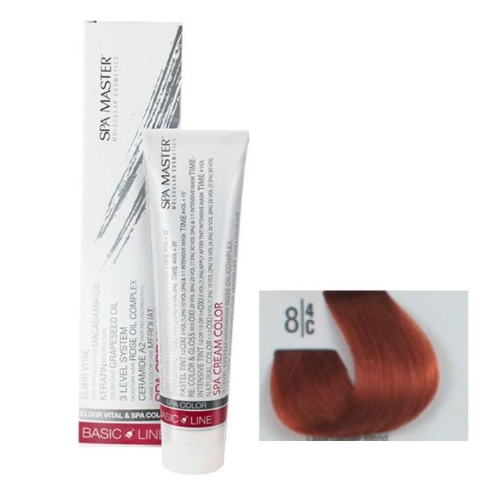 Βαφή Μαλλιών Σωληνάριο Spa Master Cream Color 100ml No8.4 Light Copper Blond
