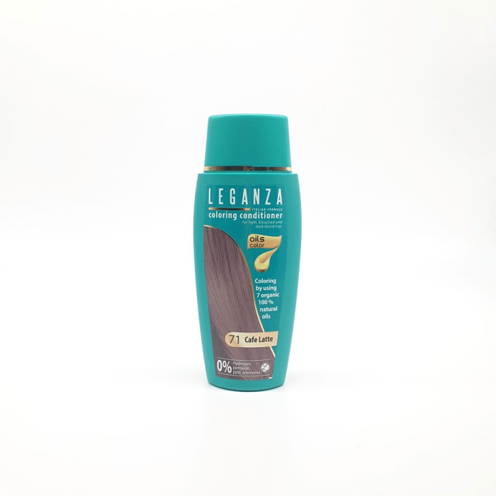 Leganza Coloring Conditioner - Μαλακτική Κρέμα Μαλλιών με Χρώμα Χωρίς Αμμωνία 150ml No71 Cafe Latte/Ξανθό Καφέ