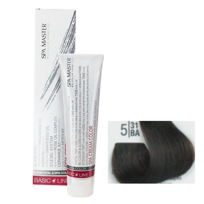 Βαφή Μαλλιών Σωληνάριο Spa Master Cream Color 100ml No5.31 Light Beige Ash Brown