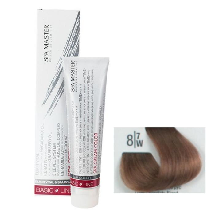 Βαφή Μαλλιών Σωληνάριο Spa Master Cream Color 100ml No8.7 Light Chocolate Blond