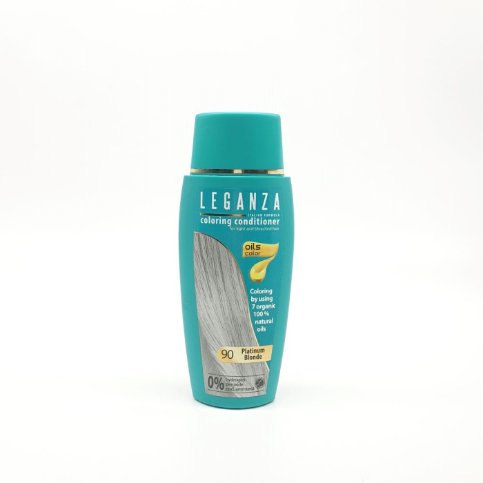 Leganza Coloring Conditioner - Μαλακτική Κρέμα Μαλλιών με Χρώμα Χωρίς Αμμωνία 150ml No90 Platinum Blonde/Ξανθό Πλατινέ