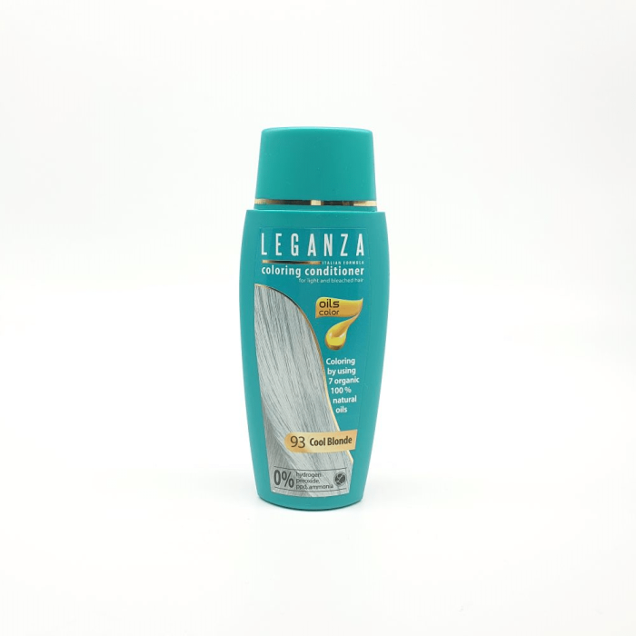 Leganza Coloring Conditioner - Μαλακτική Κρέμα Μαλλιών με Χρώμα Χωρίς Αμμωνία 150ml No93 Cool Blonde/Ψυχρό Ξανθό