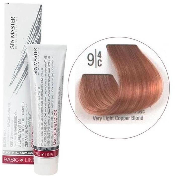 Βαφή Μαλλιών Σωληνάριο Spa Master Cream Color 100ml No9.4 Very Light Copper Blond