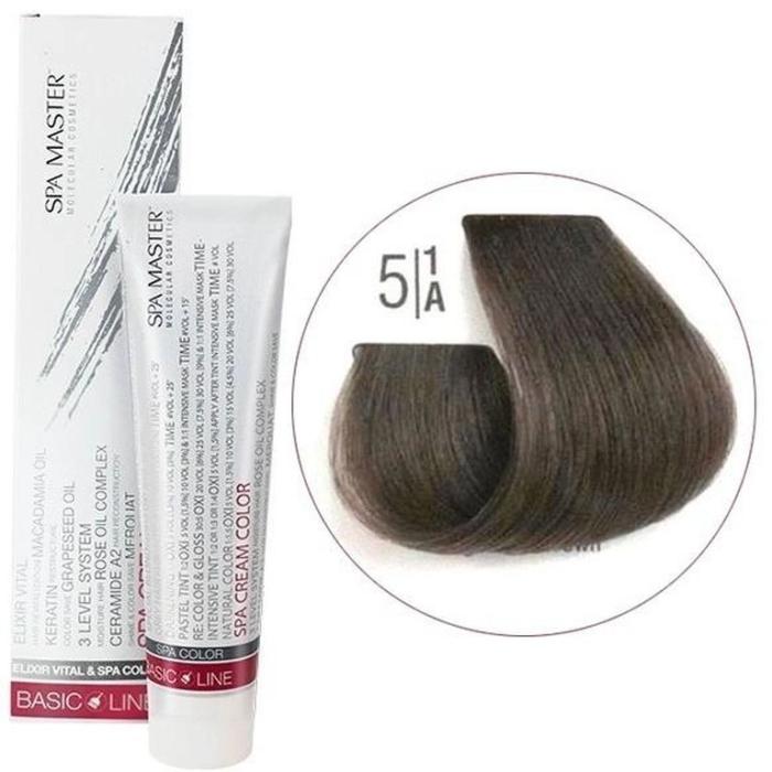 Βαφή Μαλλιών Σωληνάριο Spa Master Cream Color 100ml No5.1 Light Ash Brown