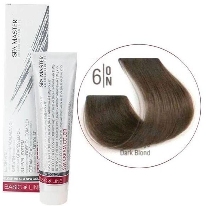 Βαφή Μαλλιών Σωληνάριο Spa Master Cream Color 100ml No6.0 Dark Blond