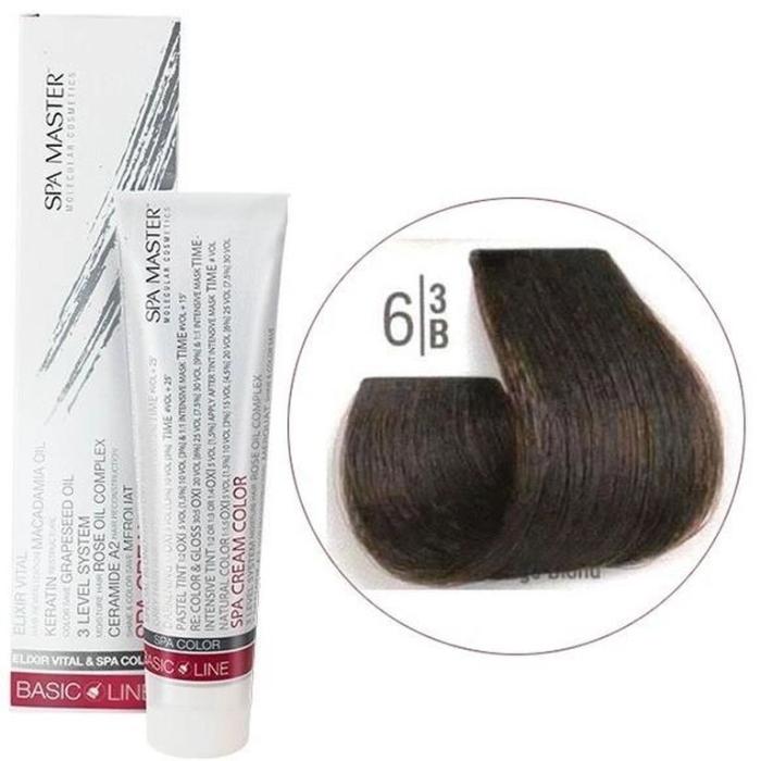 Βαφή Μαλλιών Σωληνάριο Spa Master Cream Color 100ml No6.3 Dark Beige Blond
