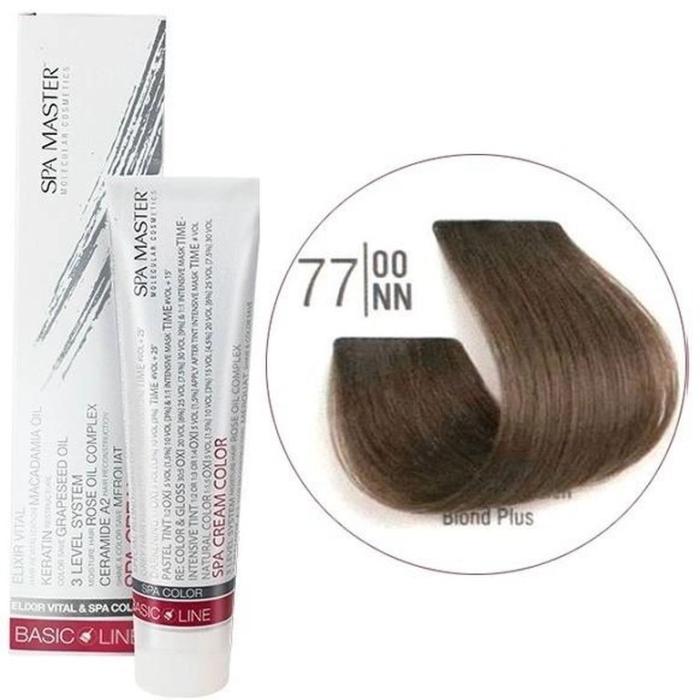 Βαφή Μαλλιών Σωληνάριο Spa Master Cream Color 100ml No77.00 Blond Plus