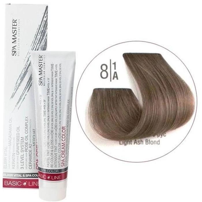 Βαφή Μαλλιών Σωληνάριο Spa Master Cream Color 100ml No8.1 Light Ash Blond