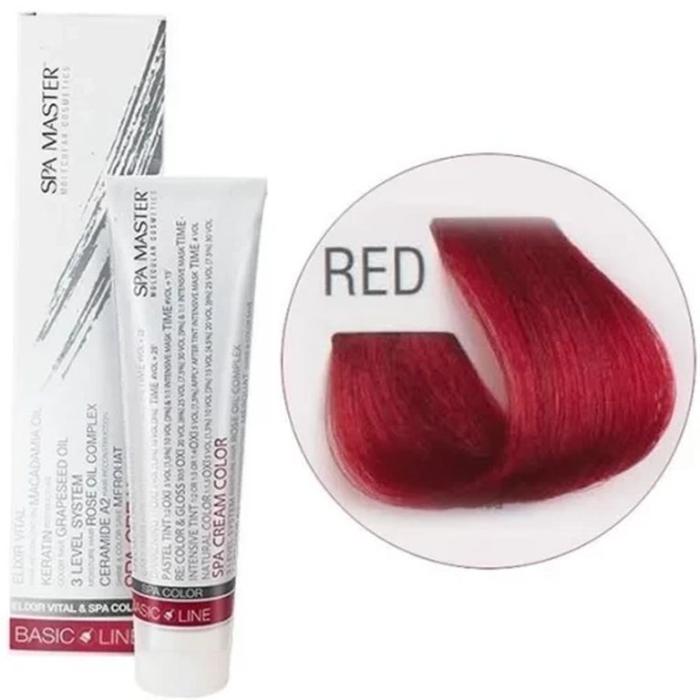 Βαφή Μαλλιών Σωληνάριο Spa Master Cream Color Corrector Ενισχυτικό Διορθωτικό 100ml - Red