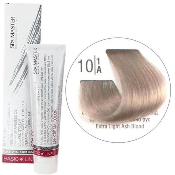Βαφή Μαλλιών Σωληνάριο Spa Master Cream Color 100ml No10.1 Extra Light Ash Blond