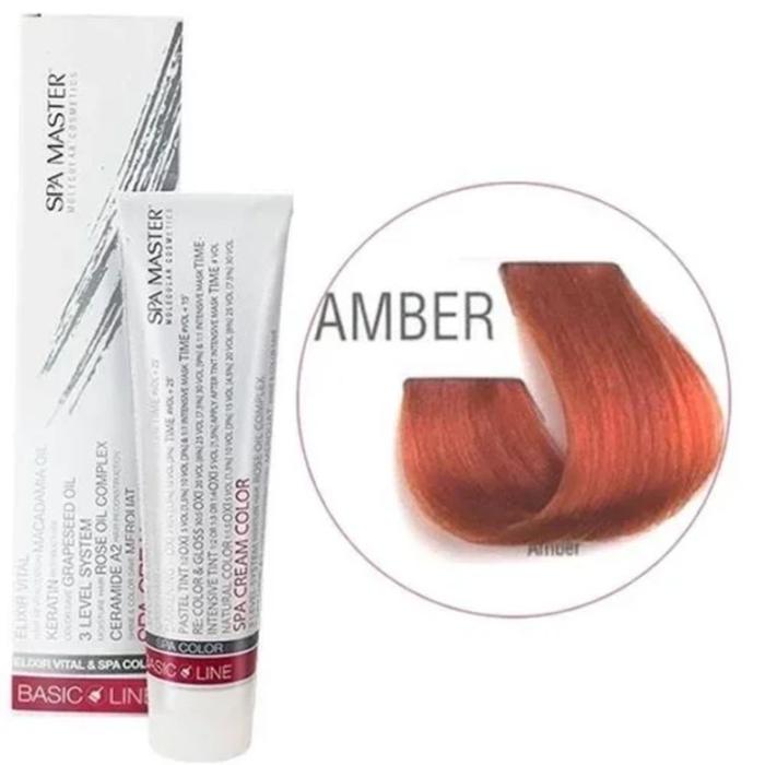Βαφή Μαλλιών Σωληνάριο Spa Master Cream Color Corrector Ενισχυτικό Διορθωτικό 100ml - Amber