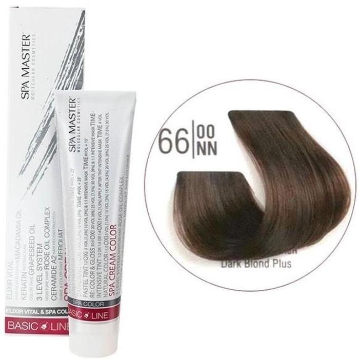 Βαφή Μαλλιών Σωληνάριο Spa Master Cream Color 100ml No66.00 Dark Blond Plus