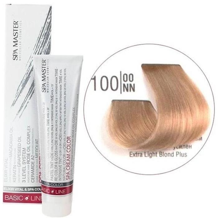 Βαφή Μαλλιών Σωληνάριο Spa Master Cream Color 100ml No100.00 Extra Light Blond Plus