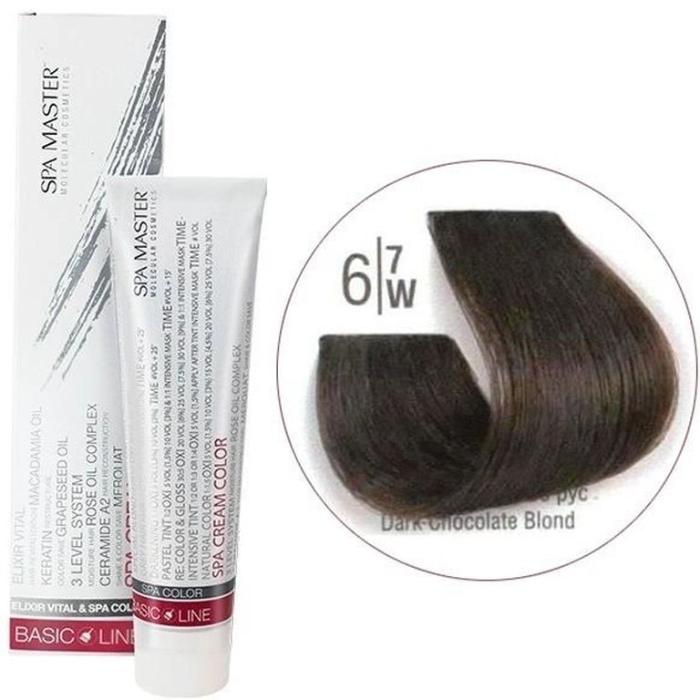 Βαφή Μαλλιών Σωληνάριο Spa Master Cream Color 100ml No6.7 Dark Chocolate Blond