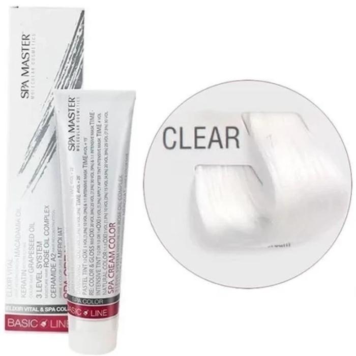 Βαφή Μαλλιών Σωληνάριο Spa Master Cream Color Corrector Ενισχυτικό Διορθωτικό 100ml - Clear