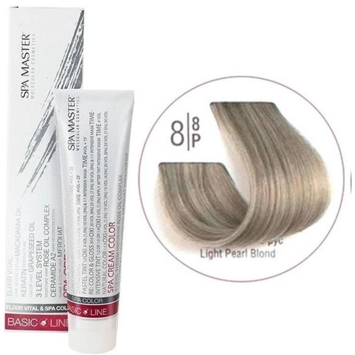 Βαφή Μαλλιών Σωληνάριο Spa Master Cream Color 100ml No8.8 Light Pearl Blond