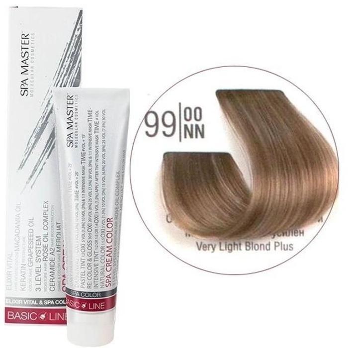 Βαφή Μαλλιών Σωληνάριο Spa Master Cream Color 100ml No99.00 Very Light Blond Plus
