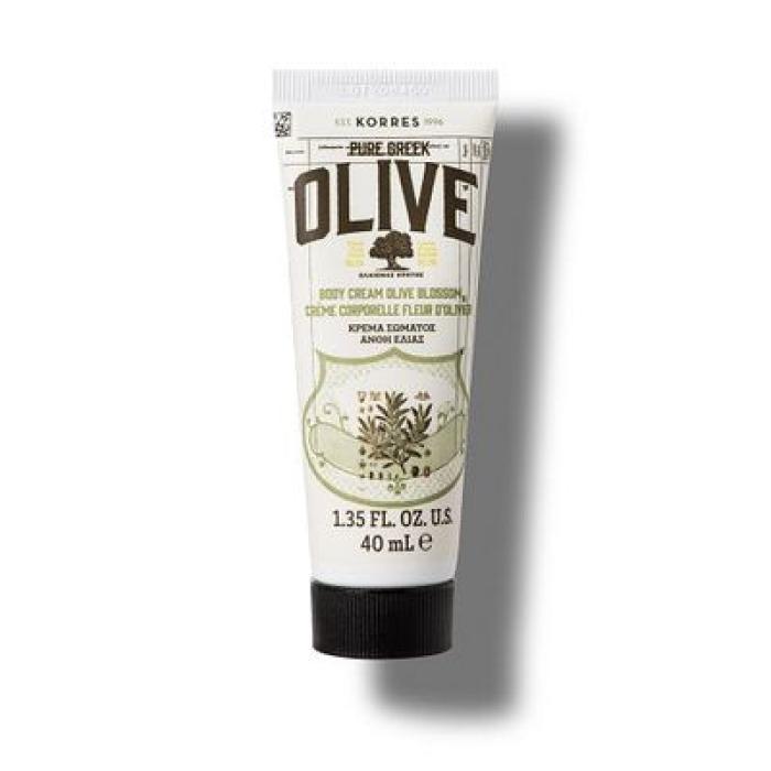 Korres Pure Greek Olive Κρέμα Σώματος Άνθη Ελιάς Ελαιώνας Κρήτης 40ml