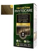 Herbal Time Phytocare Βαφή Μαλλιών Μόνιμη Χωρίς Αμμωνία  -7N Σκούρο Ξανθό