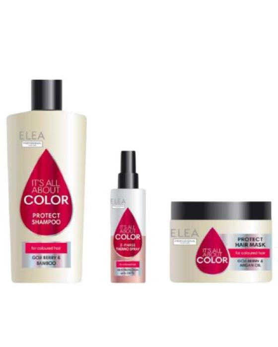 Elea It’s All About Color – Διφασικό Θερμοπροστατευτικό Σπρέι για Βαμμένα Μαλλιά 150ml