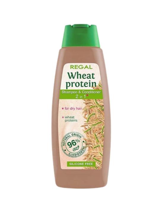 Regal Wheat Protein Shampoo & Conditioner - Σαμπουάν & Μαλακτική Μαλλιών 2σε1 400ml