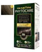 Herbal Time Phytocare Βαφή Μαλλιών Μόνιμη Χωρίς Αμμωνία  -5NA Ψυχρό Καστανό