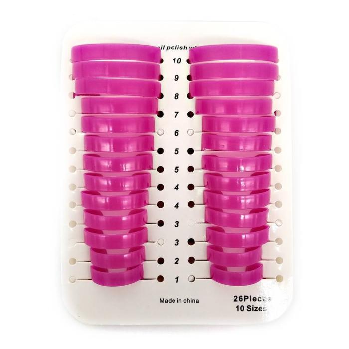 Θήκες Νυχιών για Εύκολο Βάψιμο 26 Τεμάχια