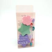 Σετ 3 Σφουγγαράκια Μακιγιάζ και 5 Πινελάκια Ματιών