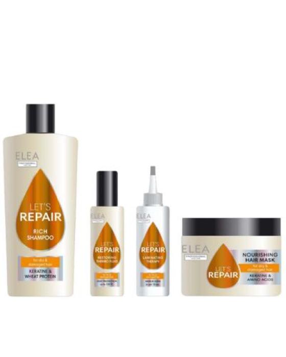 Elea Let’s Repair Laminating Therapy 10sec – Θεραπεία Mirror Shine για Αφυδατωμένα Μαλλιά 150ml