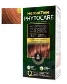 Herbal Time Phytocare Βαφή Μαλλιών Μόνιμη Χωρίς Αμμωνία  -7C Θερμό Χάλκινο