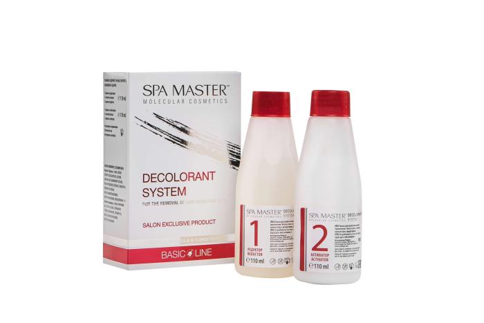 Spa Master Decolorant Σύστημα Αφαίρεσης Βαφής Μαλλιών Χωρίς Αμμωνία - 2x100ml