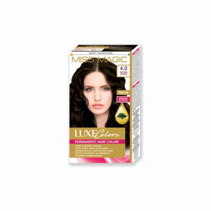 Βαφή Μαλλιών Miss Magic Luxe Colors Νο4.0 - Natural Brown