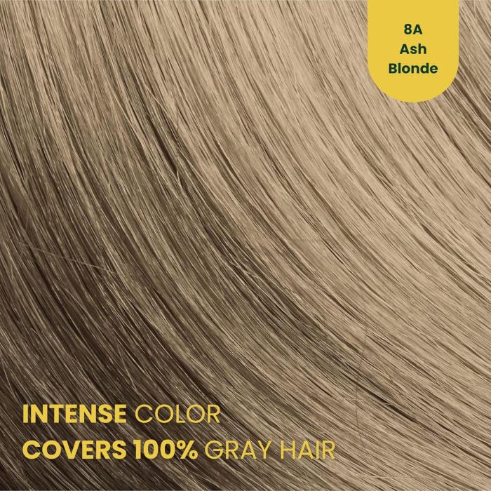 Herbal Time Phytocare Βαφή Μαλλιών Μόνιμη Χωρίς Αμμωνία  -8A Σταχτί Ξανθό