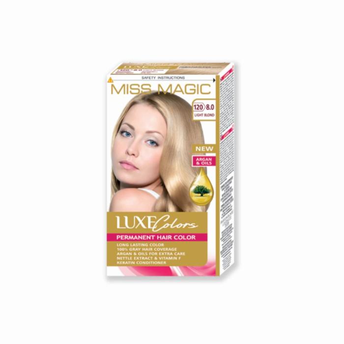 Βαφή Μαλλιών Miss Magic Luxe Colors Νο8.0 - Light Blond