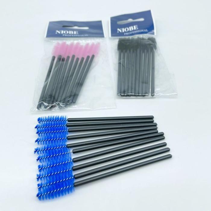 Βουρτσάκια Βλεφαρίδων και Φρυδιών 10 τεμάχια σε διάφορα χρώματα