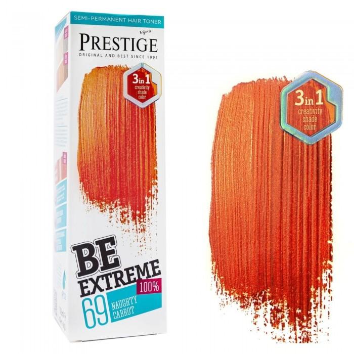 Vip's Prestige Be Extreme Semi-Permanent Hair Toner Ammonia Free No69 - Naughty Carrot