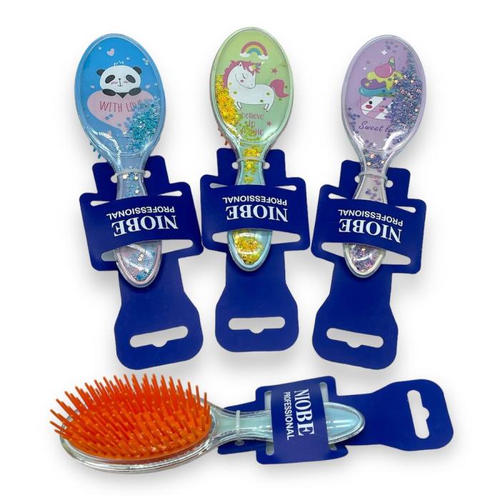 Παιδική Βούρτσα Μαλλιών με Σχέδια σε Διάφορα Χρώματα