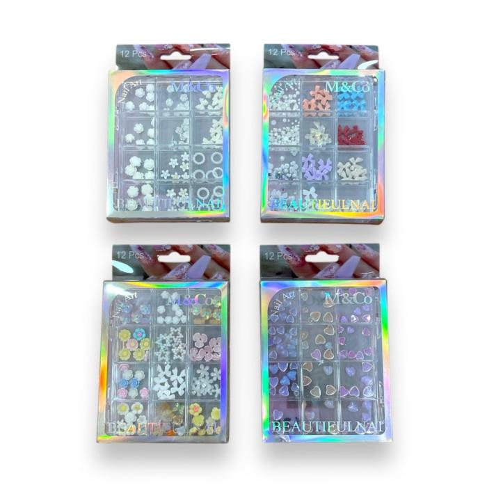 Διακοσμητικά Νυχιών σε Διάφορα Σχέδια και Χρώματα