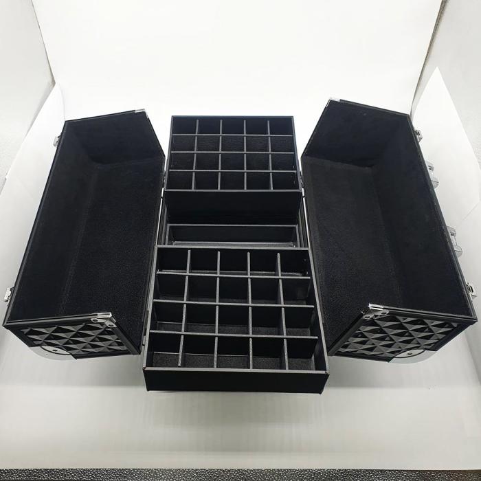 Βαλιτσάκι Μακιγιάζ και Αισθητικής 37.5x29x24.5 εκ. (ΥxΜxΠ) Black Diamond