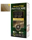 Herbal Time Phytocare Βαφή Μαλλιών Μόνιμη Χωρίς Αμμωνία  -8N Φυσικό Ξανθό