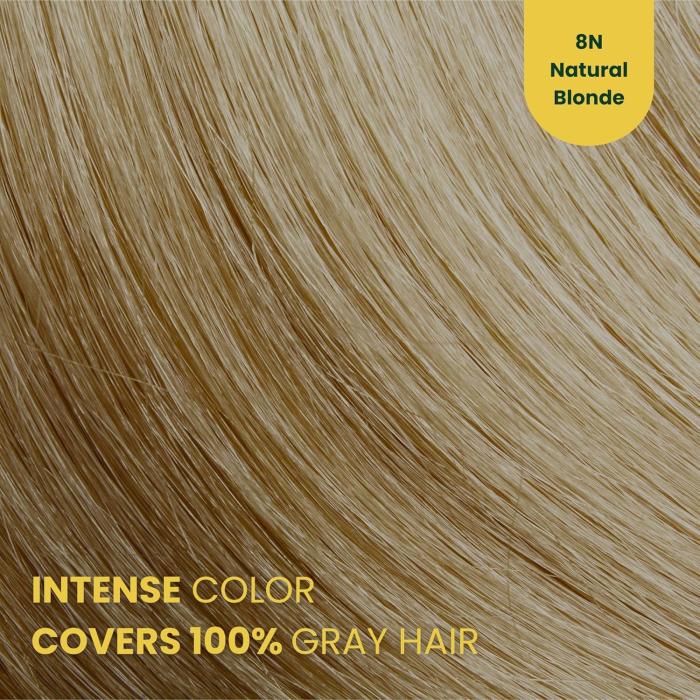 Herbal Time Phytocare Βαφή Μαλλιών Μόνιμη Χωρίς Αμμωνία  -8N Φυσικό Ξανθό