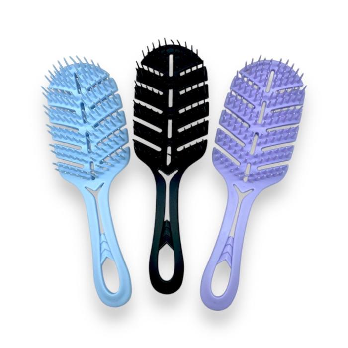 Βούρτσα Μαλλιών Αέρος με Σετ 3 Χτένες  - Διάφορα Χρώματα