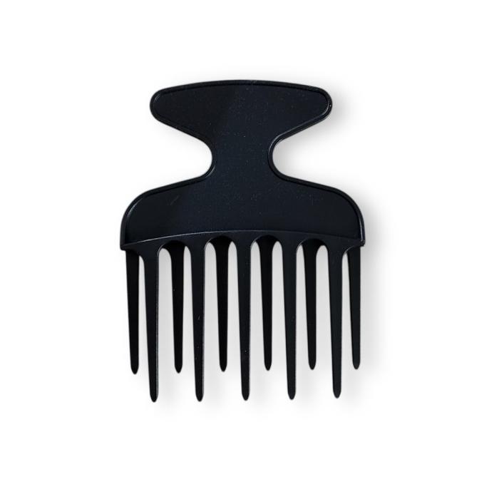 Πιρούνα Μαλλιών για Σγουρά και Σπαστά Μαλλιά σε Μαύρο Χρώμα 13.5cm