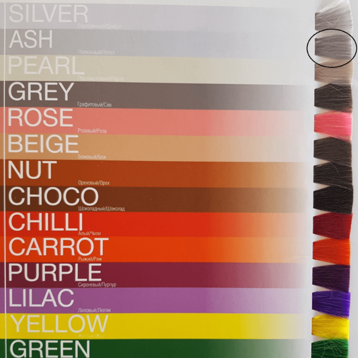 Spa Master Pure Pigments Καθαρές Χρωστικές Ημιμόνιμη Βαφή Μαλλιών 100ml – Ash