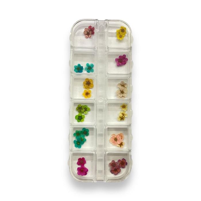 Διακοσμητικά Νυχιών Αποξηραμένα Λουλούδια - Διάφορα Χρώματα