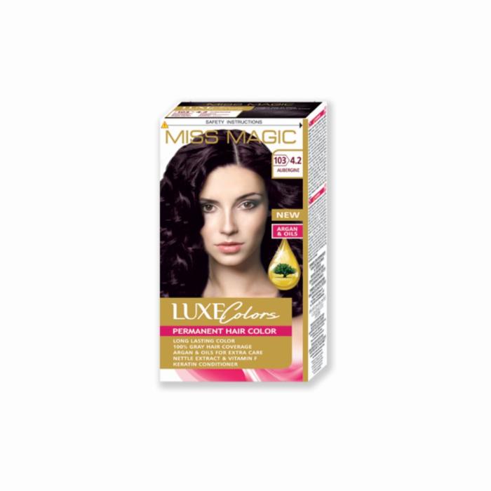 Βαφή Μαλλιών Miss Magic Luxe Colors Νο4.2 - Aubergine
