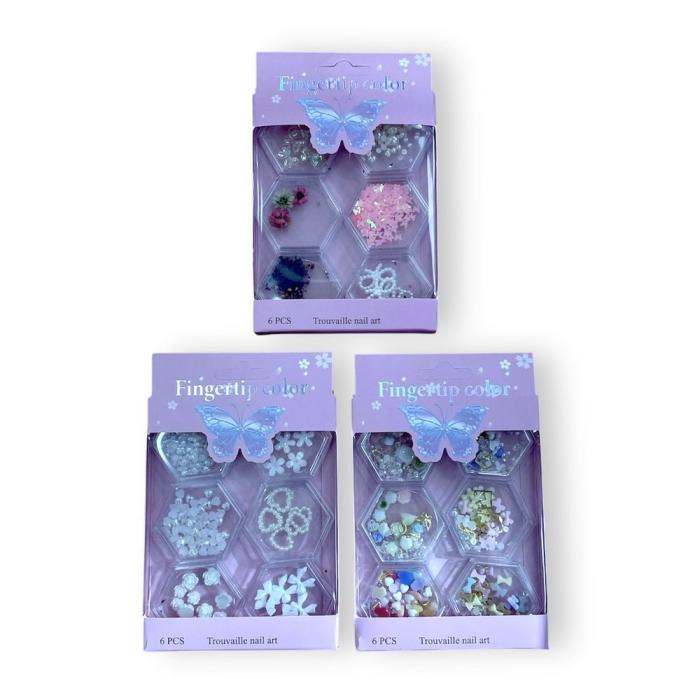 Διακοσμητικά Νυχιών σε Διάφορα Σχέδια και Χρώματα